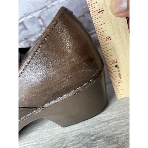 Dansko Tamara Chocolate Leather Strap Clogs Shoes Women Sz 40EU/9M US 4800457800 - Picture 9 of 16